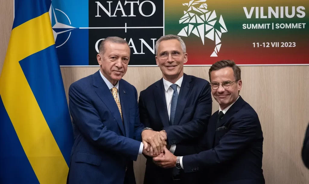 Erdogan, Stoltenberg and Kristersson