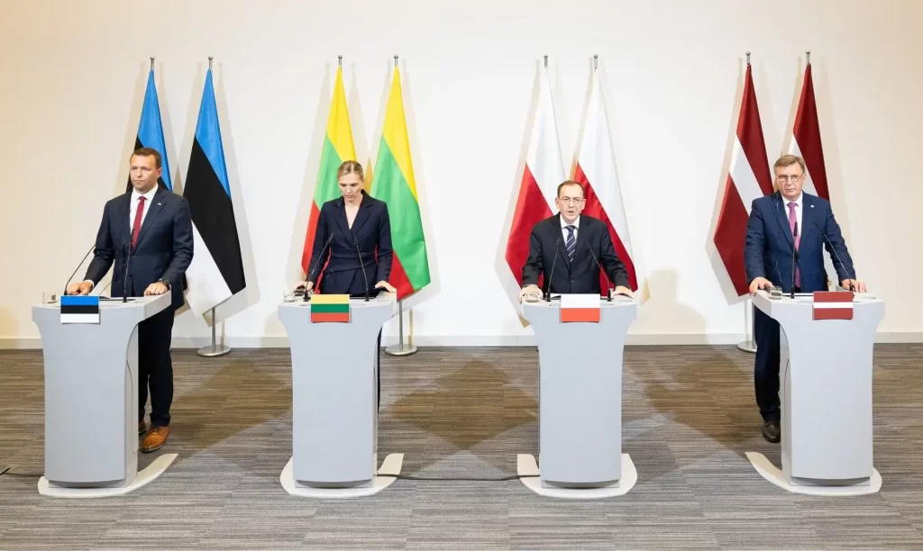 Interior Ministers of Estonia, Lithuania, Poland and Latvia
