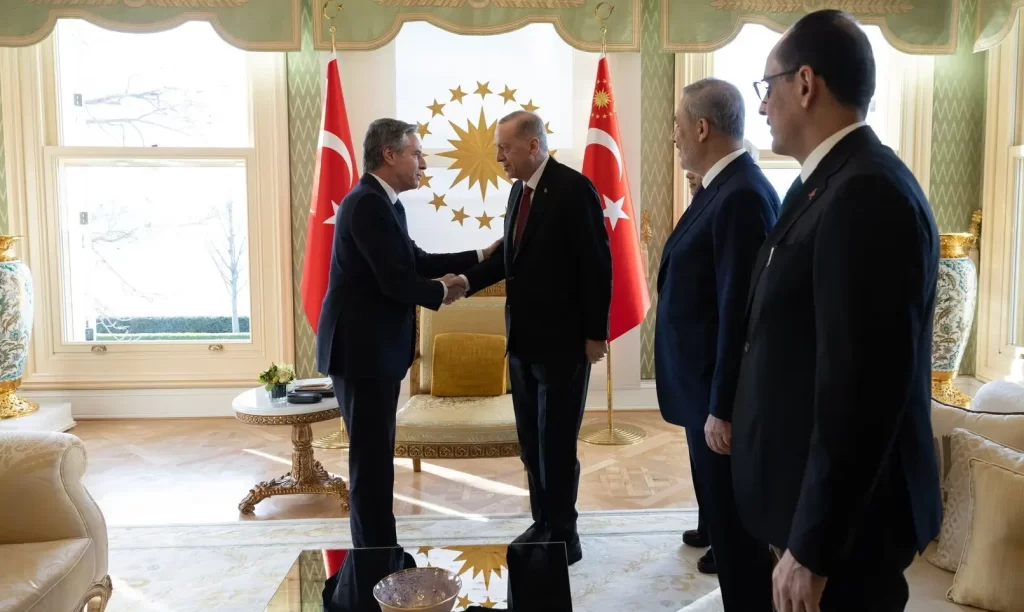 Blinken and Erdogan